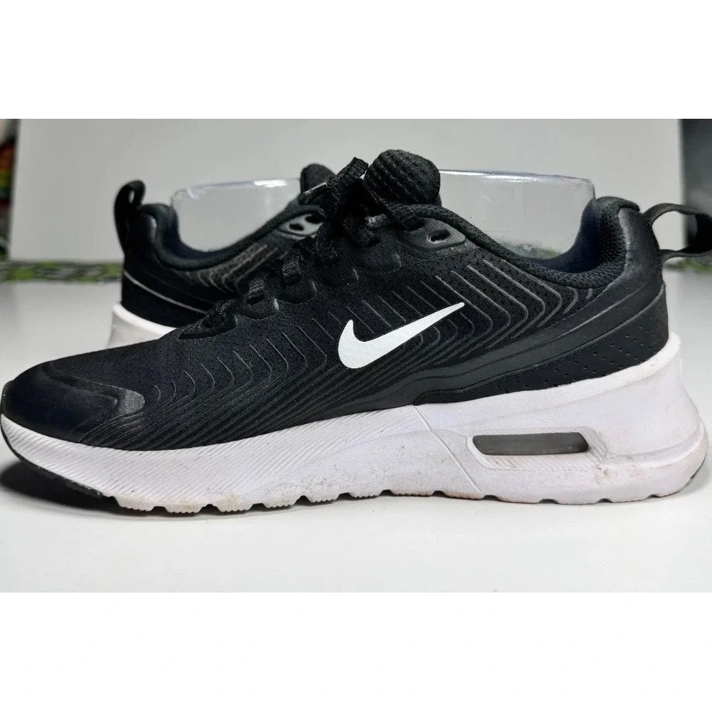 Nike Air Max Nuaxis HF1233-001 Sneakers Womens US 8 Black White Running Shoes